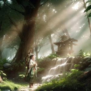 木漏れ日の小径 II – Path of Sunlit Leaves II