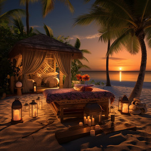 Tranquil Bonfire Spa Melodies