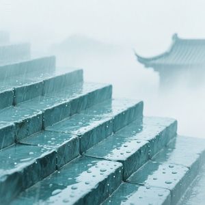 雨叩青阶