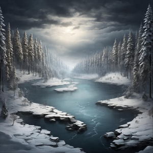 Gedankenfluss am Flussufer