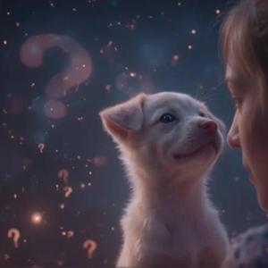 강아지가 주인을 볼 때(When a Puppy Looks at Its Owner)