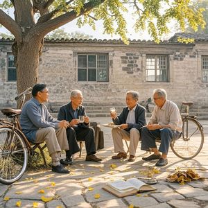 槐树下的旧书声