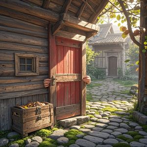 门牌上的旧时光-冬风