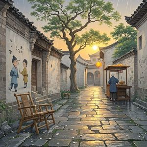 青石板上的旧时光-路在脚下