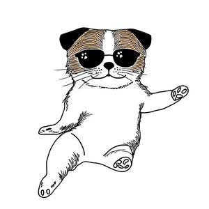 めっちゃかわいい犬だ