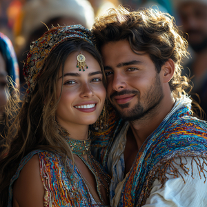 Camels in The Desert