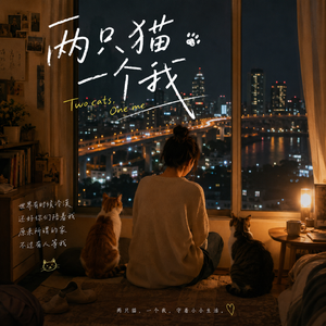 两只猫，一个我