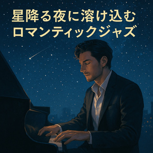 ゆったりした夜のピアノムード