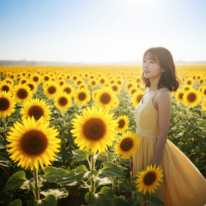 向日葵の影を追って