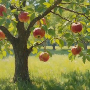 Morning in the Apple Orchard