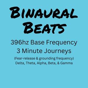 396hz Base Frequency Alpha Wave 3m Journey (8hz to 10hz to 8hz) For Calm, Flow State, & Unwinding