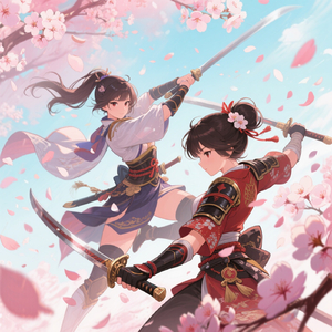 散りゆく花の戦場