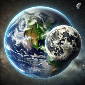 月と地球のダンス