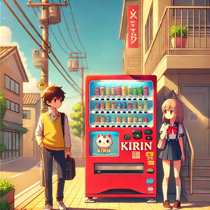 キリンの自販機