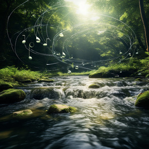 Flowing Binaural River Sounds