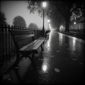 Свет в дождливой ночи