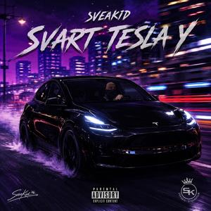 Svart Tesla Y
