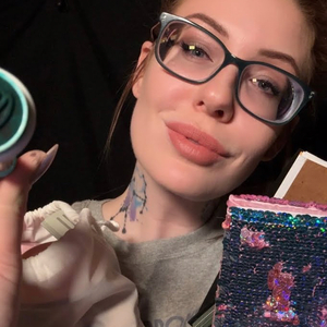 Stamping On Paper & Scribbling With A Pen