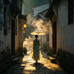 纸伞诗行