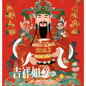 五路财神送财来