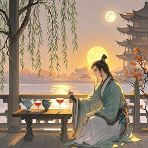 西楼独饮-悦歌琼