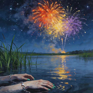 冬夜，烟火，我的.......