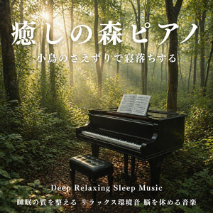 精神安定ソルフェジオ -Healing Forest- (寝落ちのピアノの森 α波→θ波→δ波)