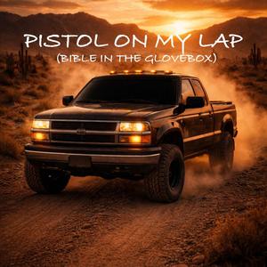 Pistol on my lap (Bible in the glovebox)