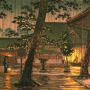 silhouette in the moonlight