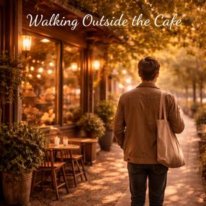 Walking Outside the Cafe