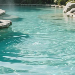 温泉水面生