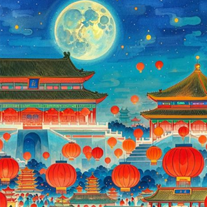 月摇中秋金桂香