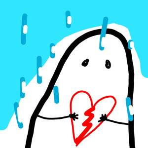 伤心小狗找不到心形饼干