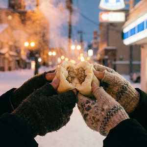 半分この肉まん
