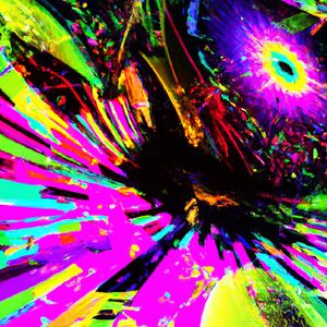 Star Voyager Station Nebula Blue