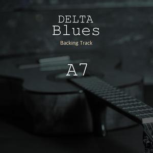 Delta Blues backing track in A7