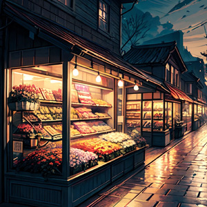 活気あふれる夜の市場