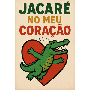Jacaré no meu coração