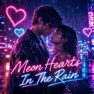 Neon Hearts In The Rain