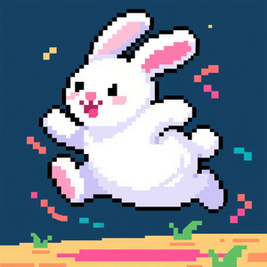 Cute Bouncy Bunny