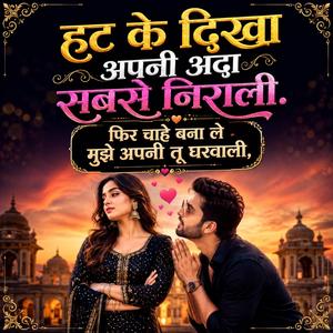 हट के दिखा अपनी अदा सबसे निराली. फिर चाहे बना ले मुझे अपनी तू घरवाली,2