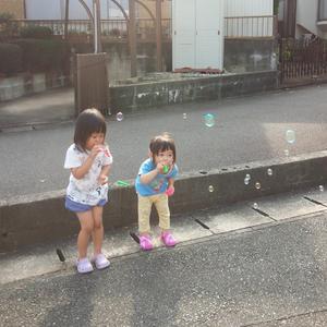 虹色シャボン玉