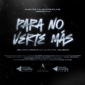 PARA NO VERTE MAS