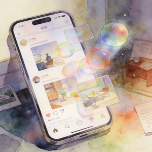 朋友圈里的生活是我最好的滤镜