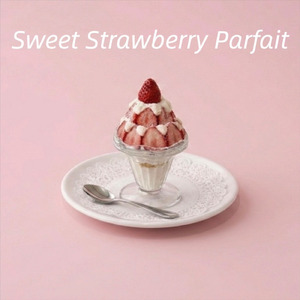 甘いイチゴパフェ