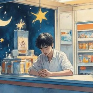 《可乐浇灌的落日航班》