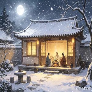 围炉月长