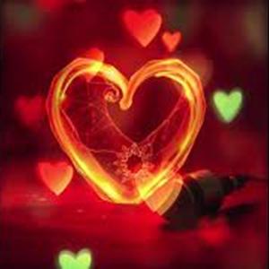 Coeur en flamme