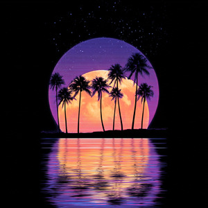 月明かりだけが残って