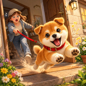 ポンポンおさんぽ